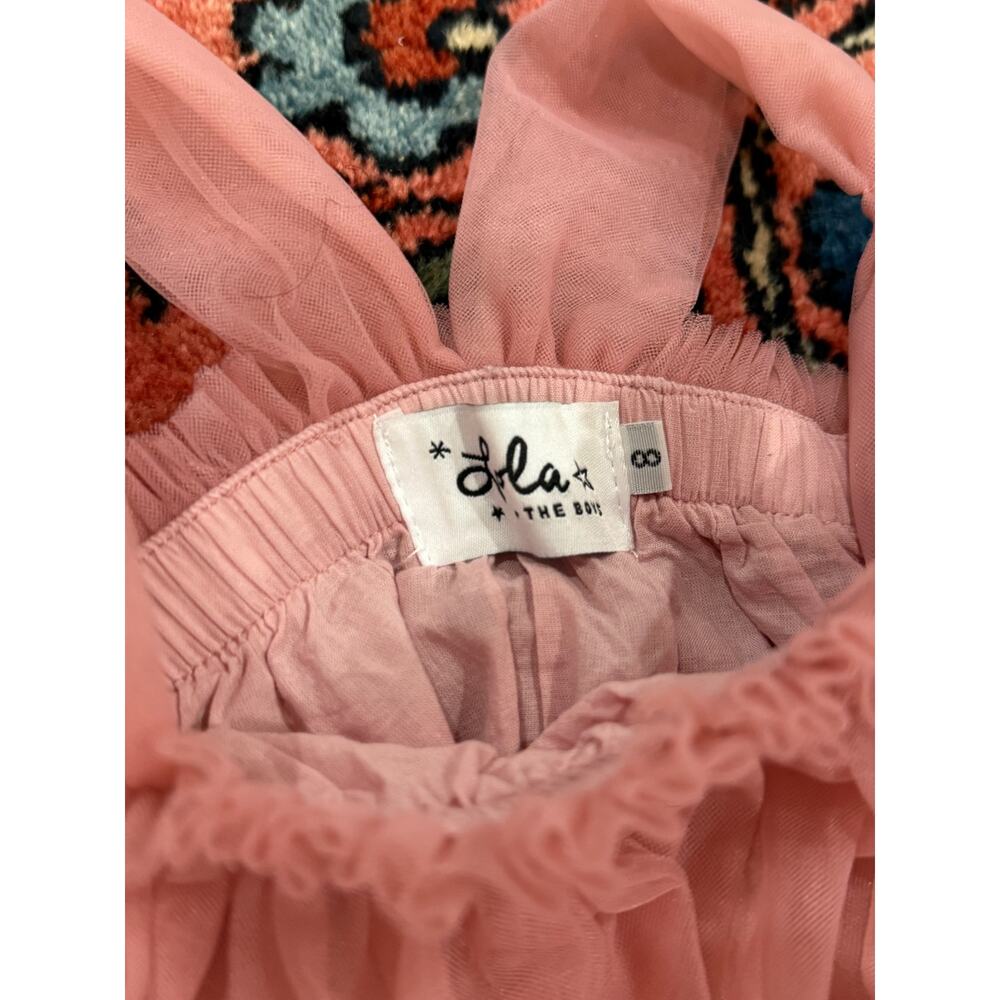 Lola and the Boys Summer Spring Easter Girls Dress 7 8 Tulle Party Birthday - Picture 4 of 8